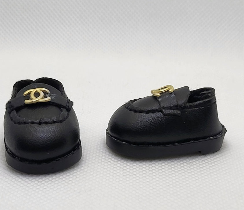 Labubu Luxe Loafers – Black Chanel Edition
