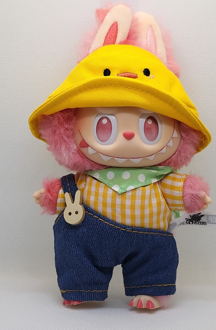 Labubu Farm Fresh – Duckie Overalls Edition