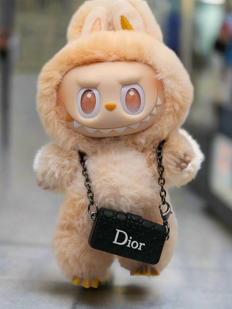Labubu Luxe Mini Bag – Black Dior Edition