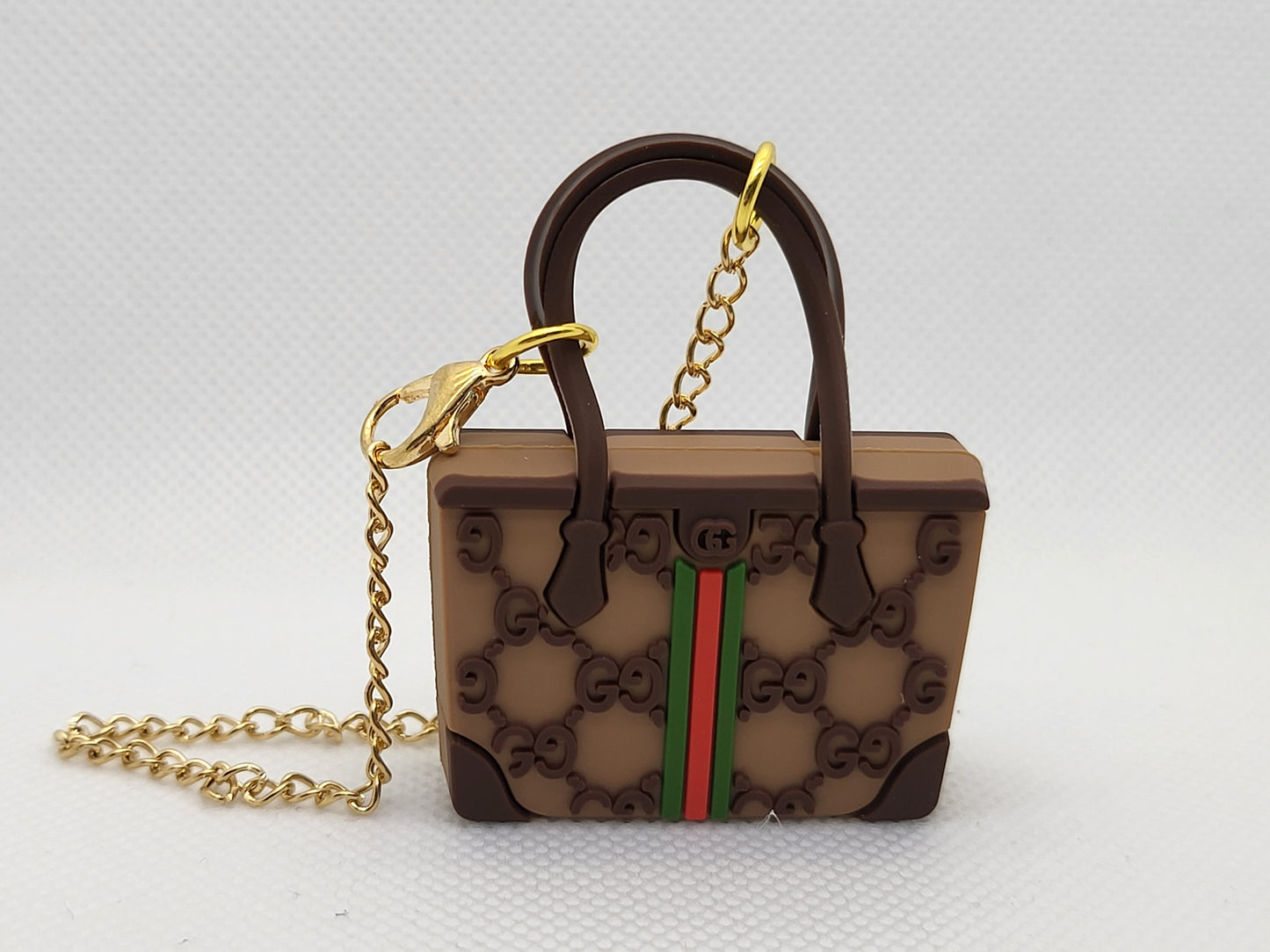 Labubu Luxe Mini Tote – GG Stripe Editio