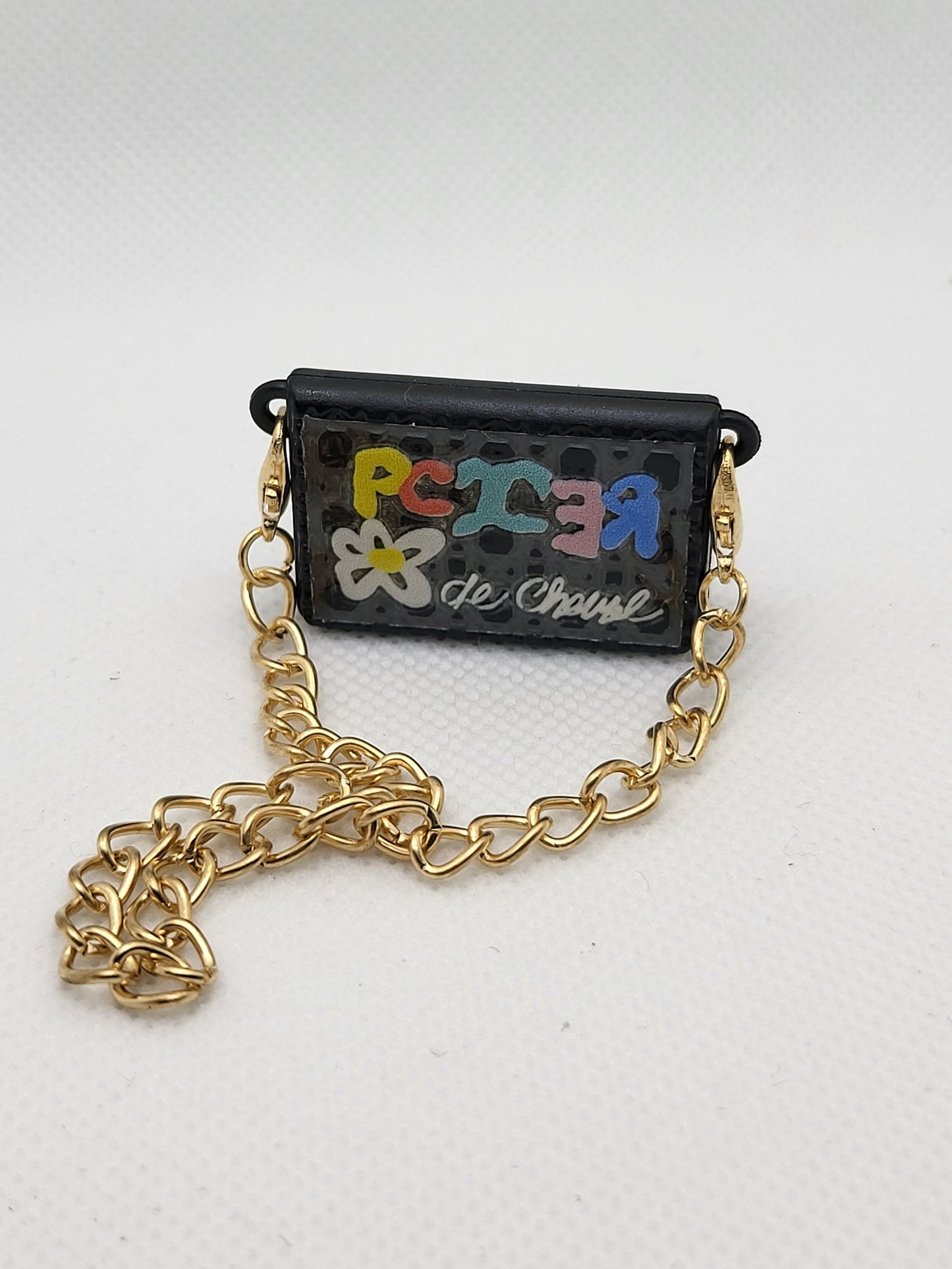 Labubu Luxe Mini Bag – Graffiti Black Edition