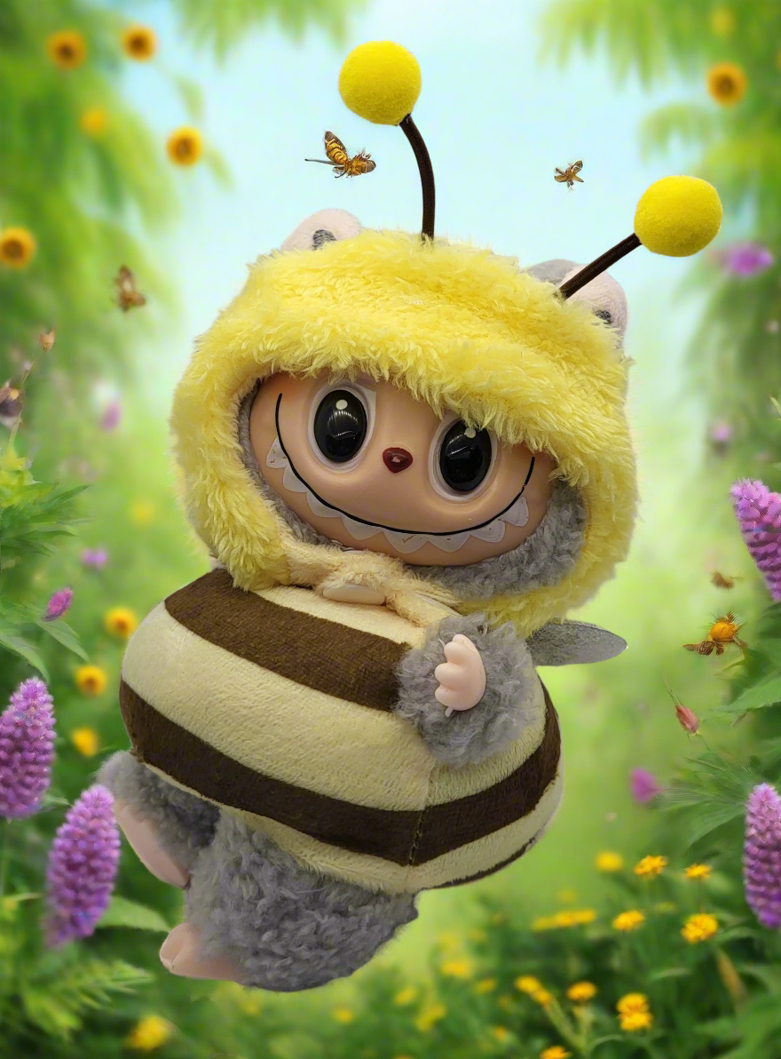 Labubu Outfit - Yellow Bee Set