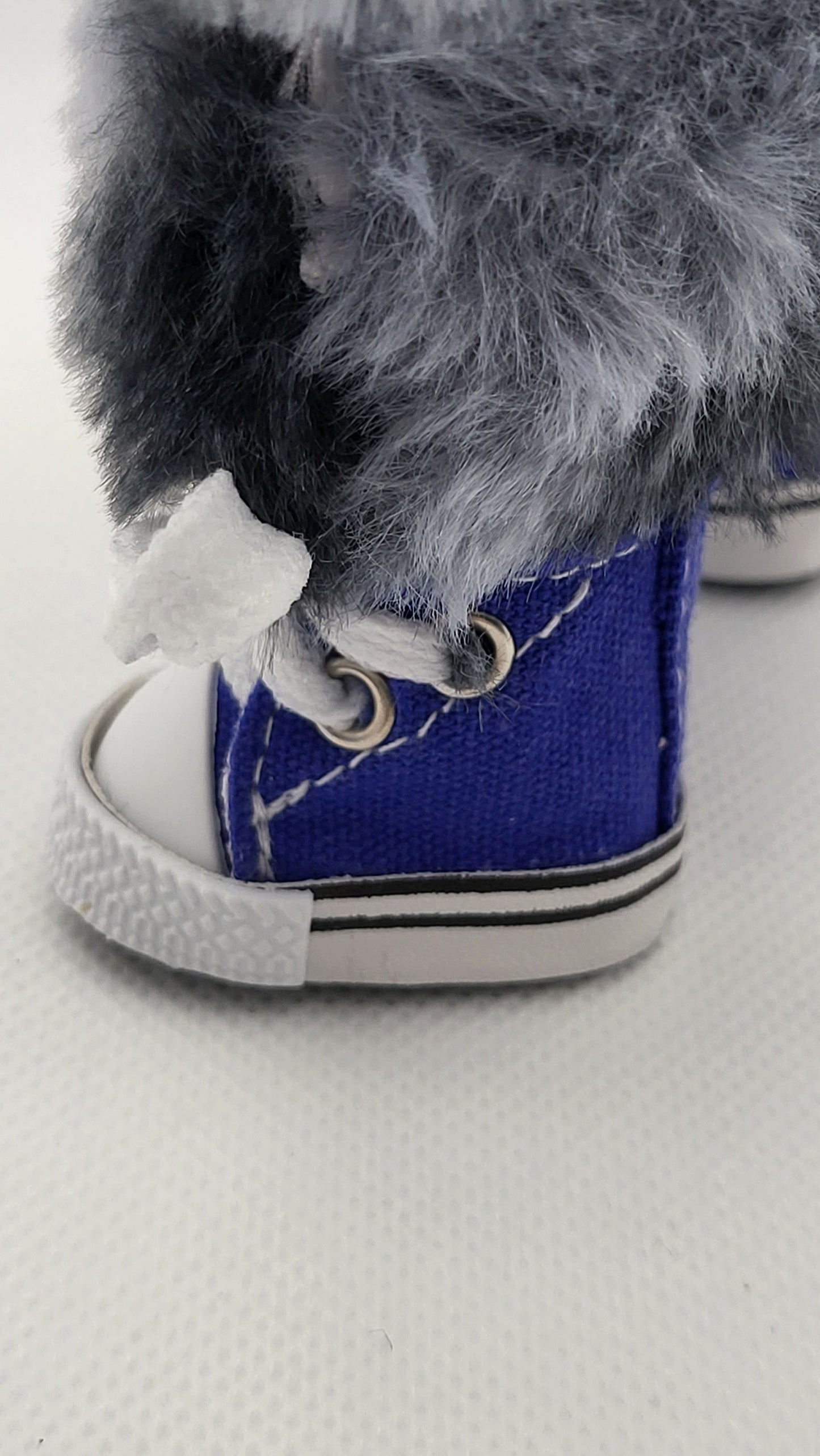 Labubu Accessory - Dark Blue Hightop Shoes