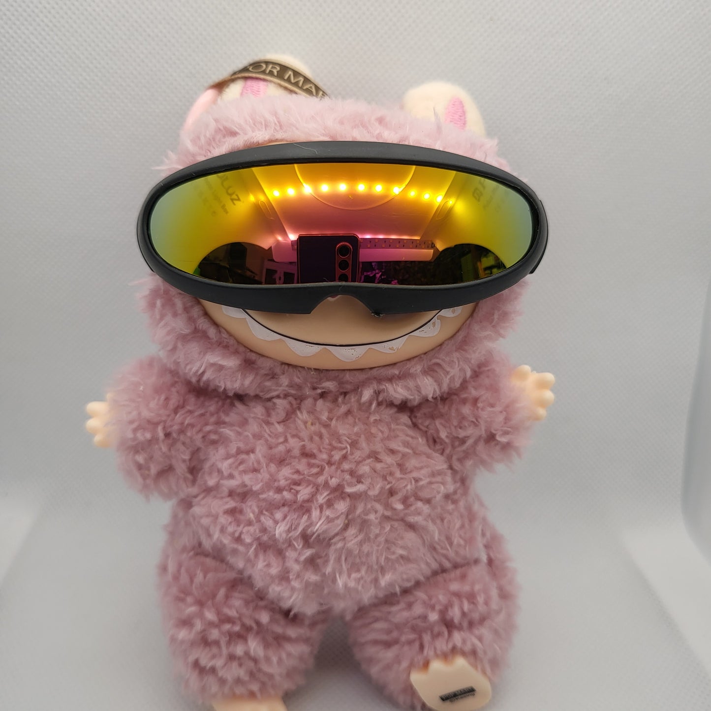 Labubu Accessory - Colored Mirror Lens Monolens Sunglasses