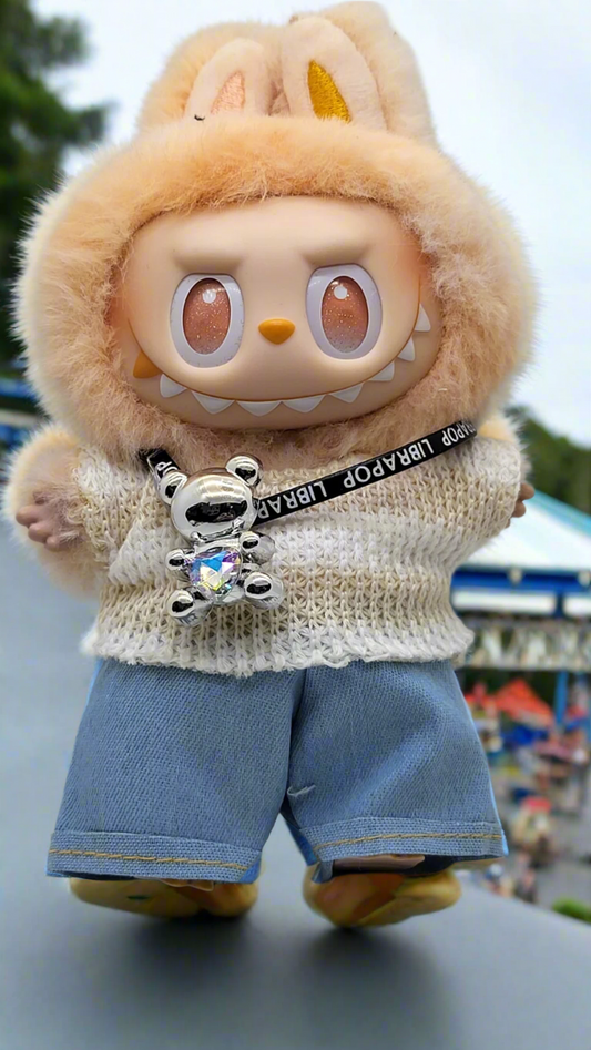 Labubu Cozy Cool – Knit & Bling Edition