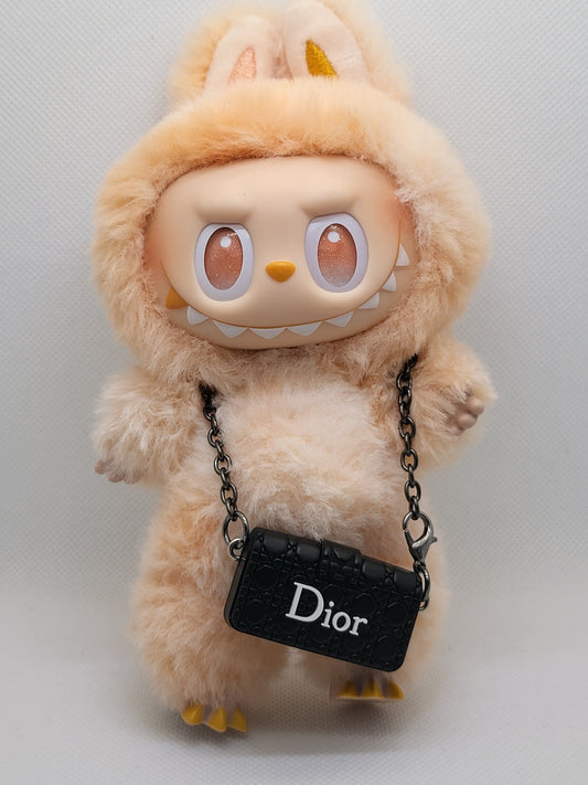 Labubu Luxe Mini Bag – Black Dior Edition