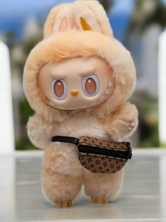 Labubu Vacation Luxe – LV Fanny Pack Edition