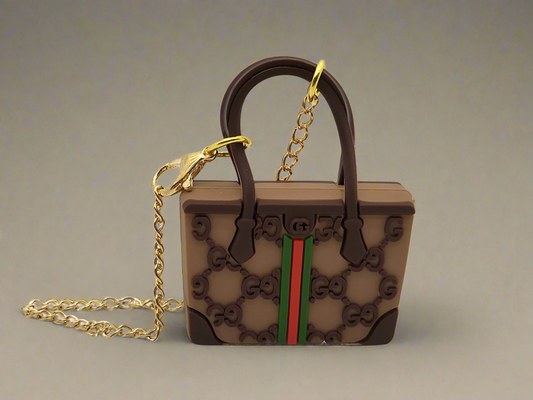 Labubu Luxe Mini Tote – GG Stripe Editio